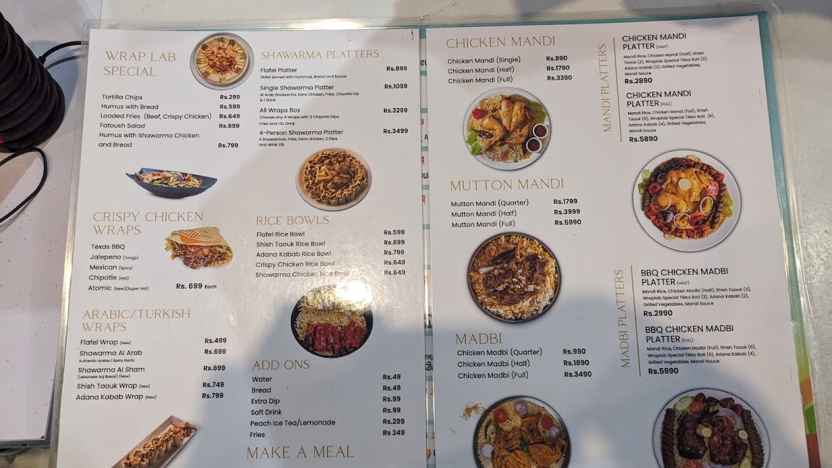 Menu Wrap Lab-1
