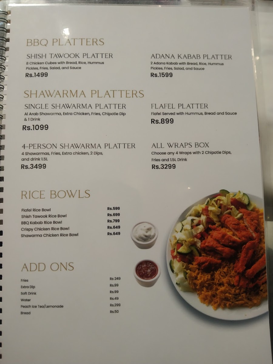 Menu Wrap Lab-3