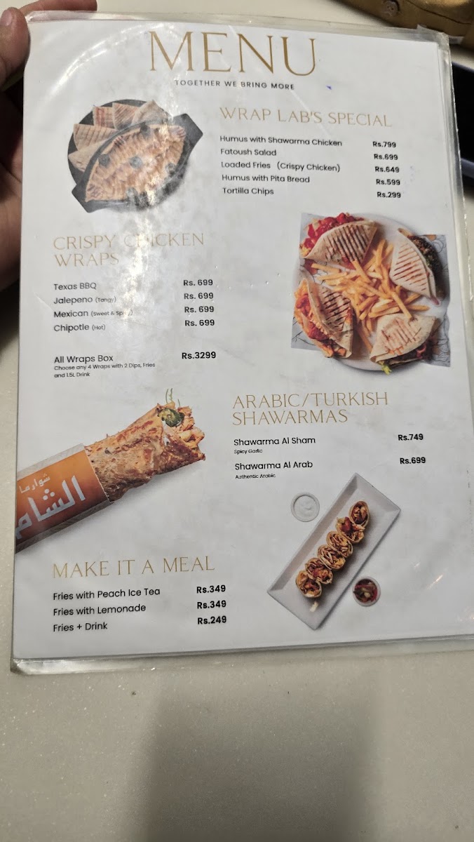 Menu Wrap Lab-6