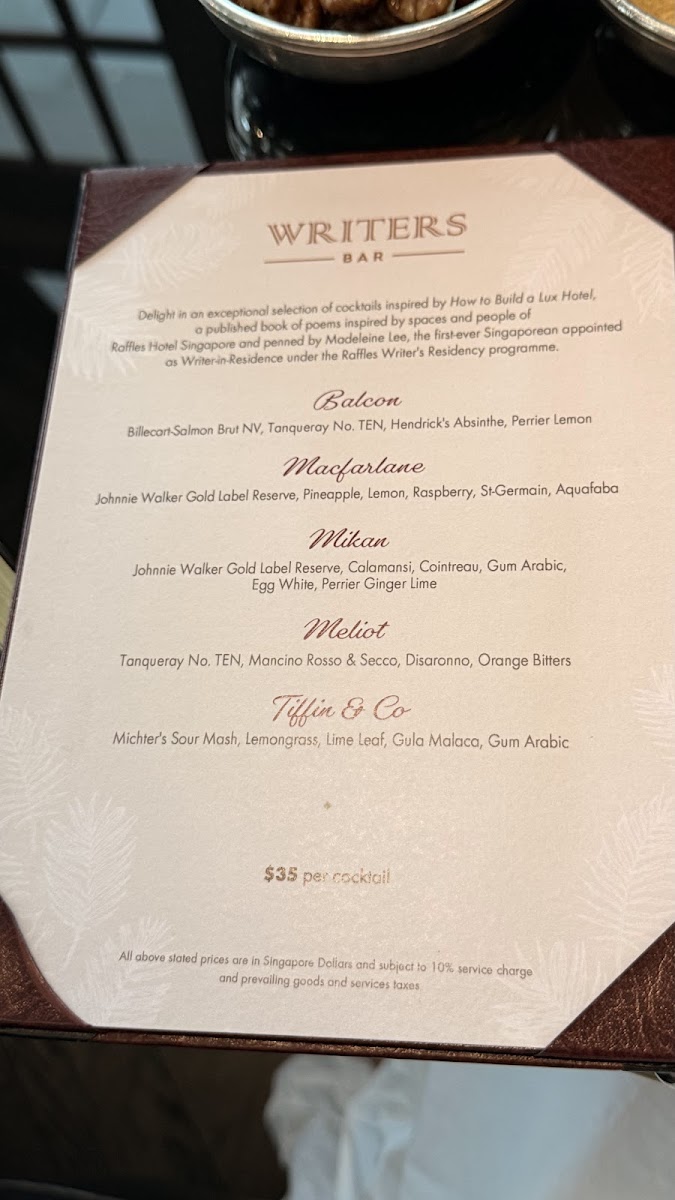 Menu Writers Bar-1