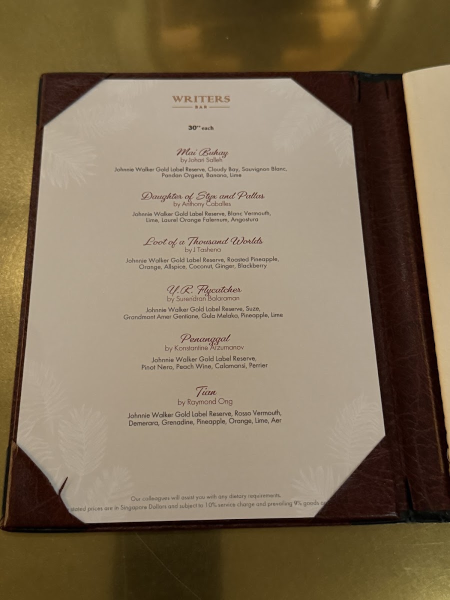 Menu Writers Bar-7