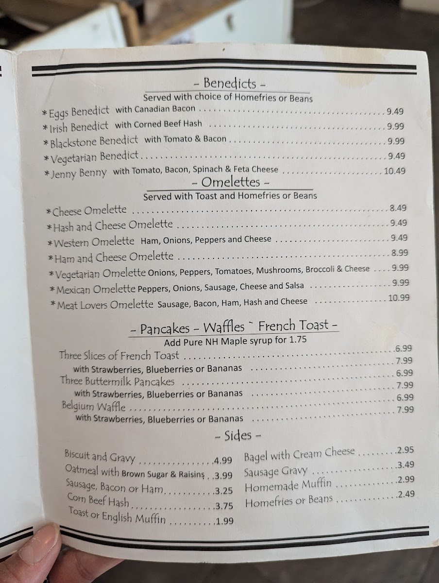 Menu Wyatts Family Restaurant-2