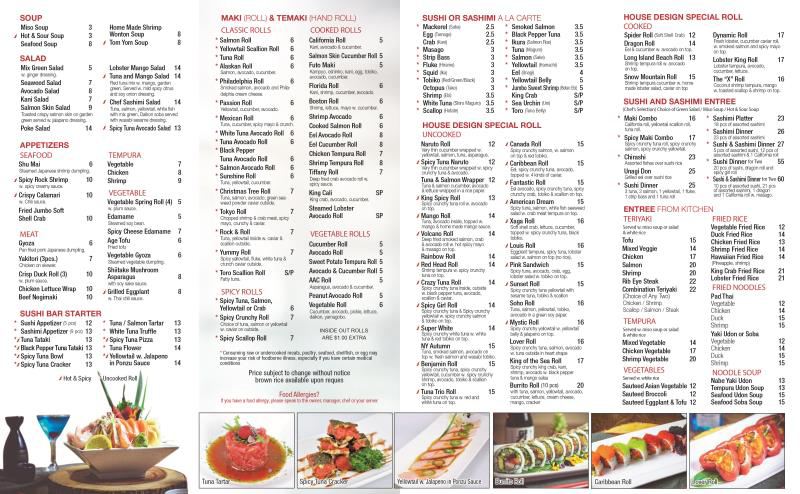 Menu Xaga Sushi & Asian Fusion-3