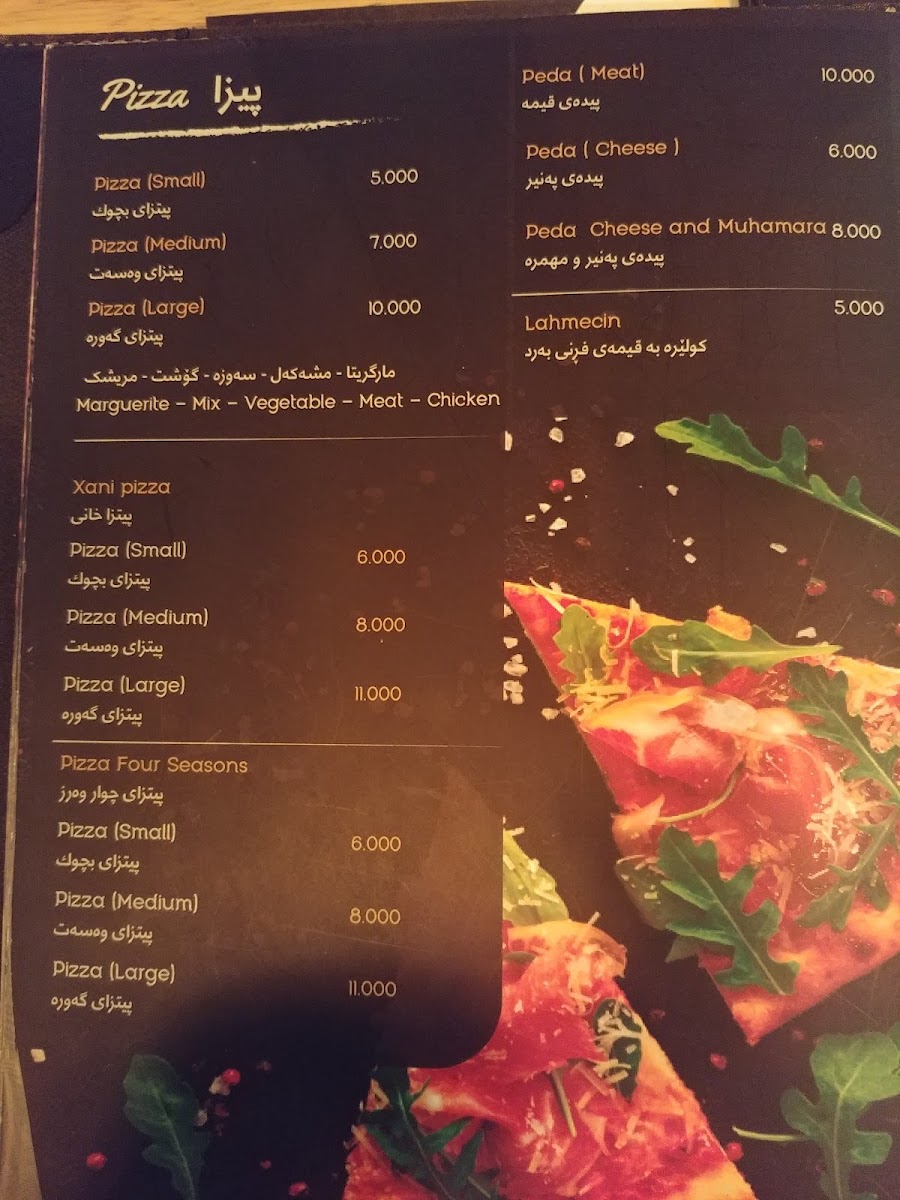 Menu Xani Cafe & Beakfast.-1