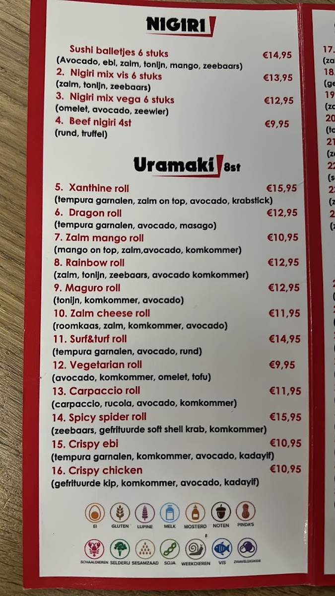 Menu Xanthine Apeldoorn-1