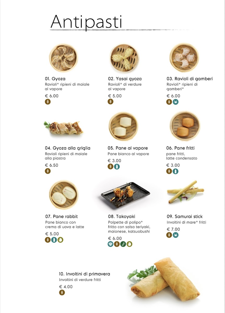 Menu Xiao 3-9