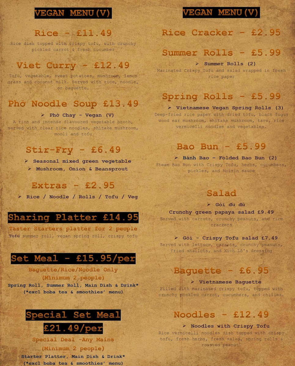 Menu Xich Lô-2
