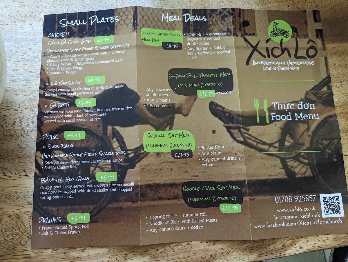 Menu Xich Lô-5