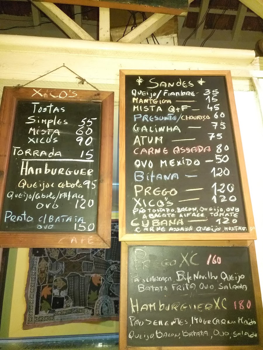 Menu Xico's Café-2