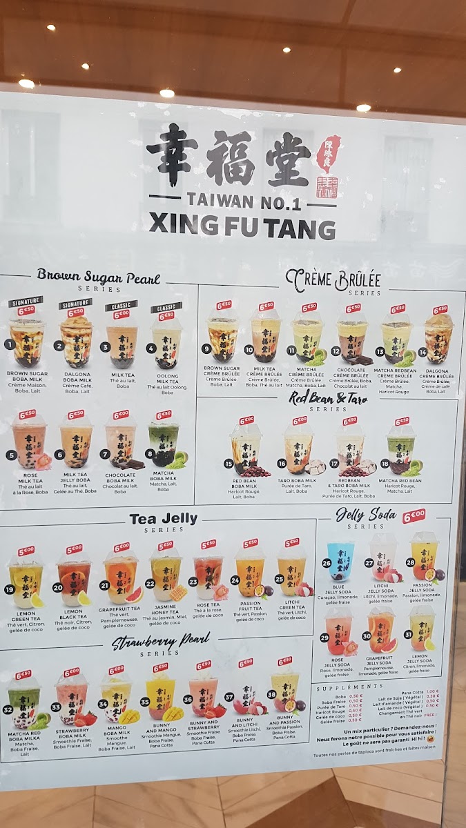 Menu Xing Fu Tang Belleville-7