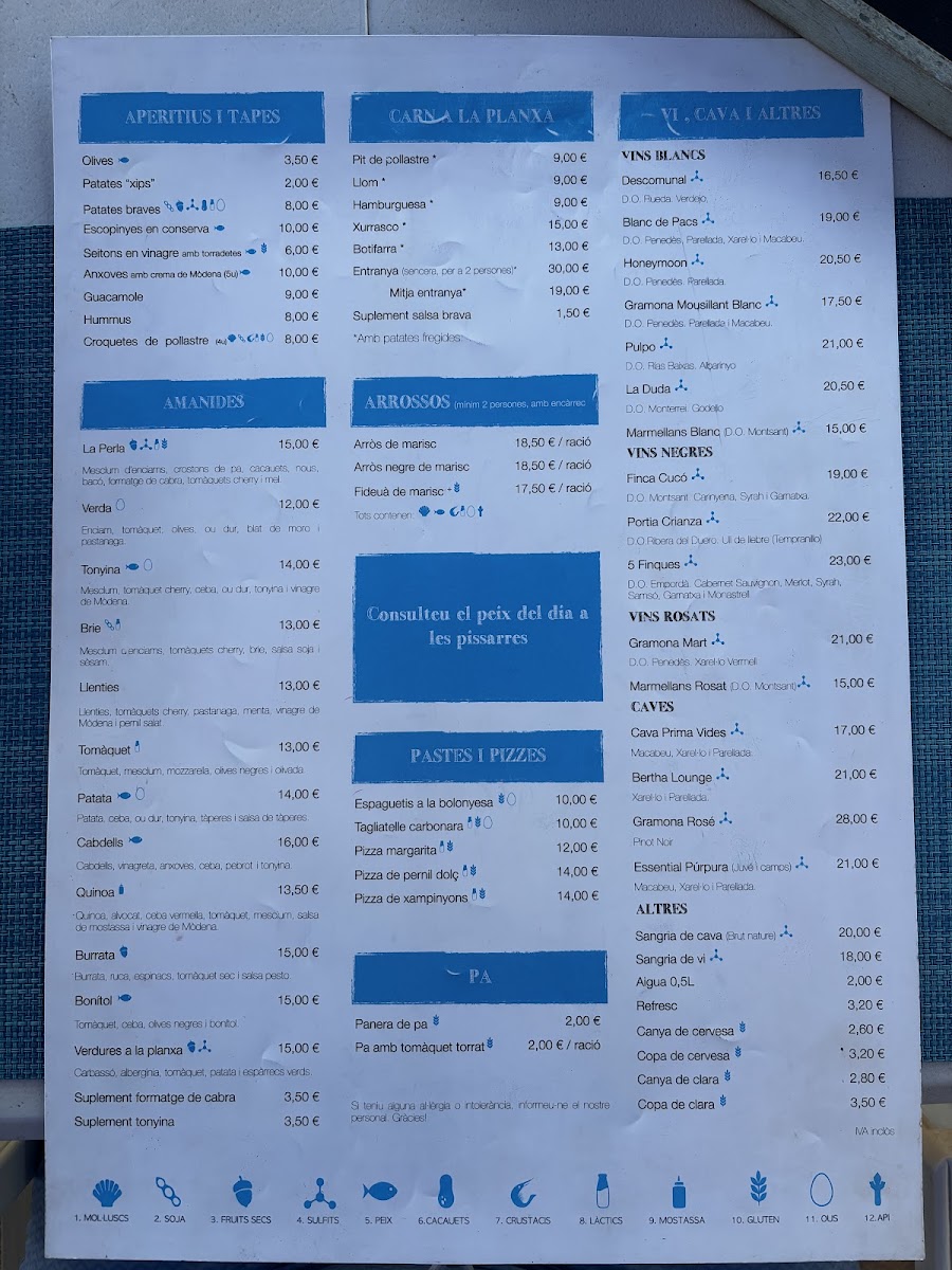 Menu Xiringuito La Perla-2