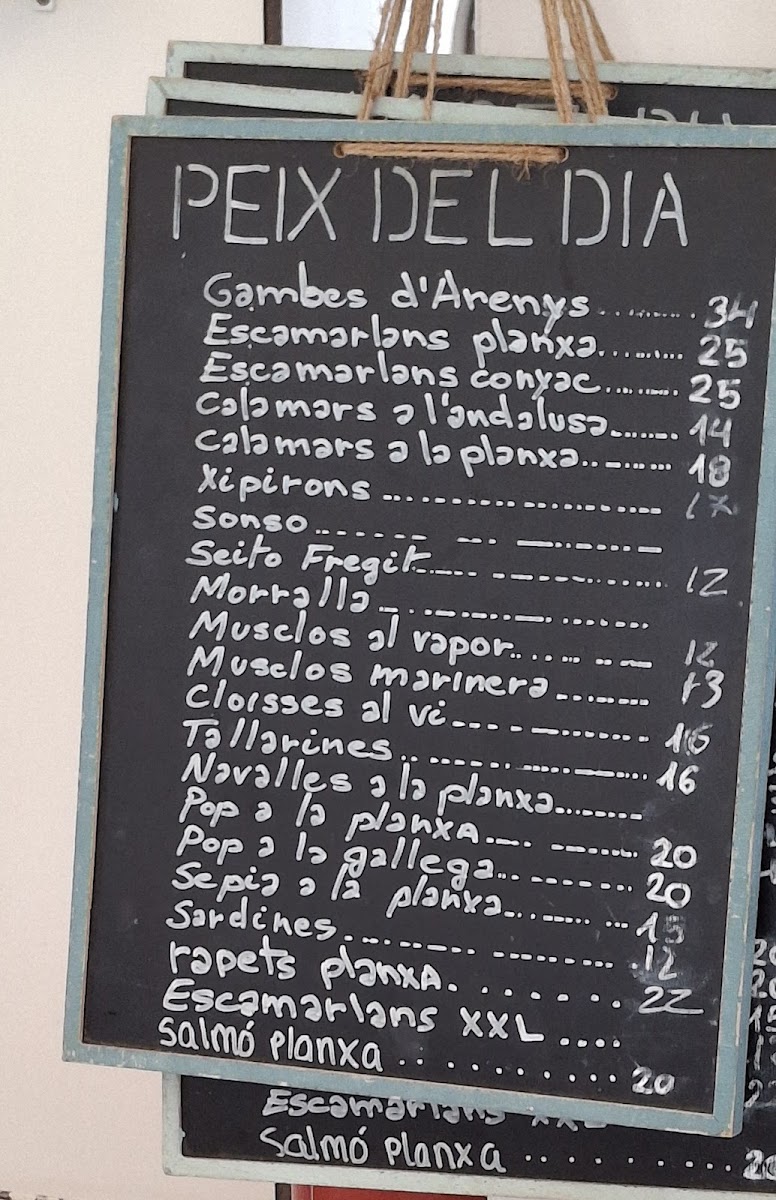 Menu Xiringuito La Perla-5