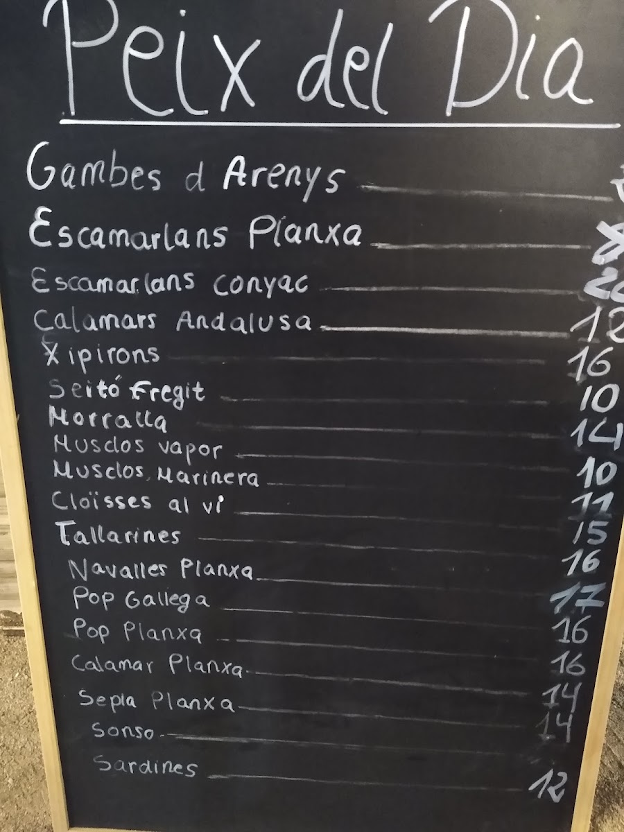 Menu Xiringuito La Perla-7