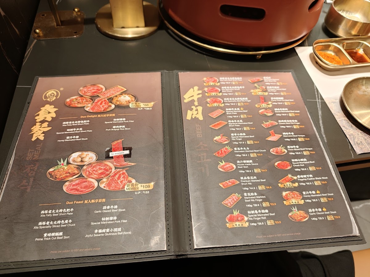 Menu Xita Lao Tai Tai Singapore-7
