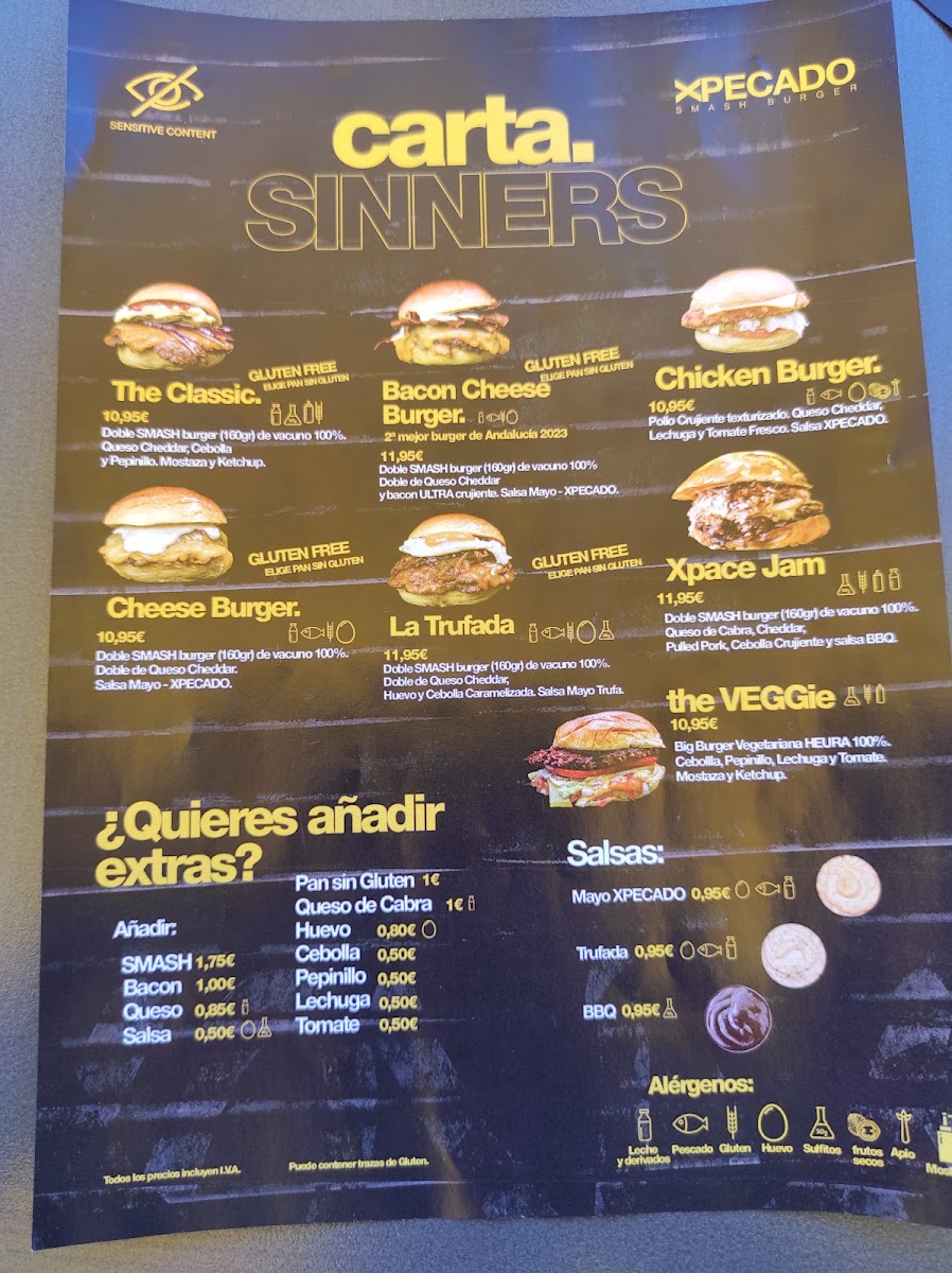 Menu Xpecado Smash Burger Jaén-8
