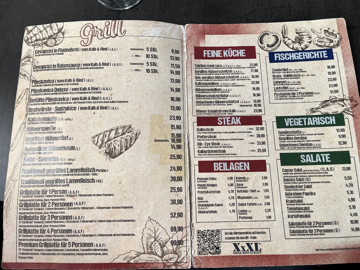 Menu Xxxl Grill Restaurant-7