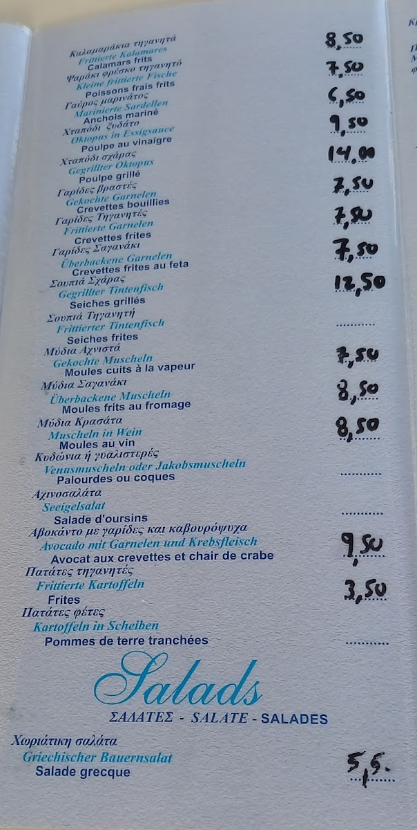 Menu Ya Seafood Restaurant-5
