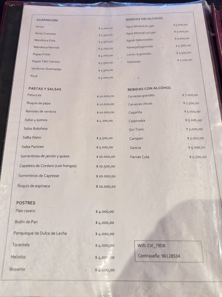 Menu Yacare-2