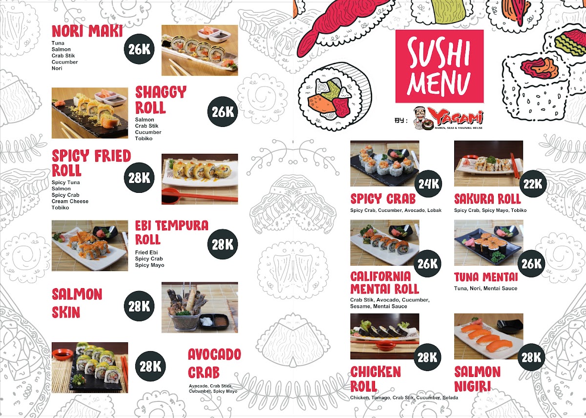 Menu Yagami Ramen House Malang-10