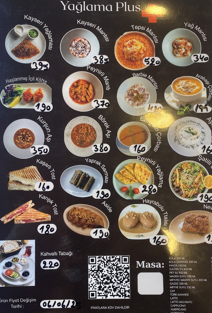 Menu Yaglama Plus Kayseri Lezzetleri-10
