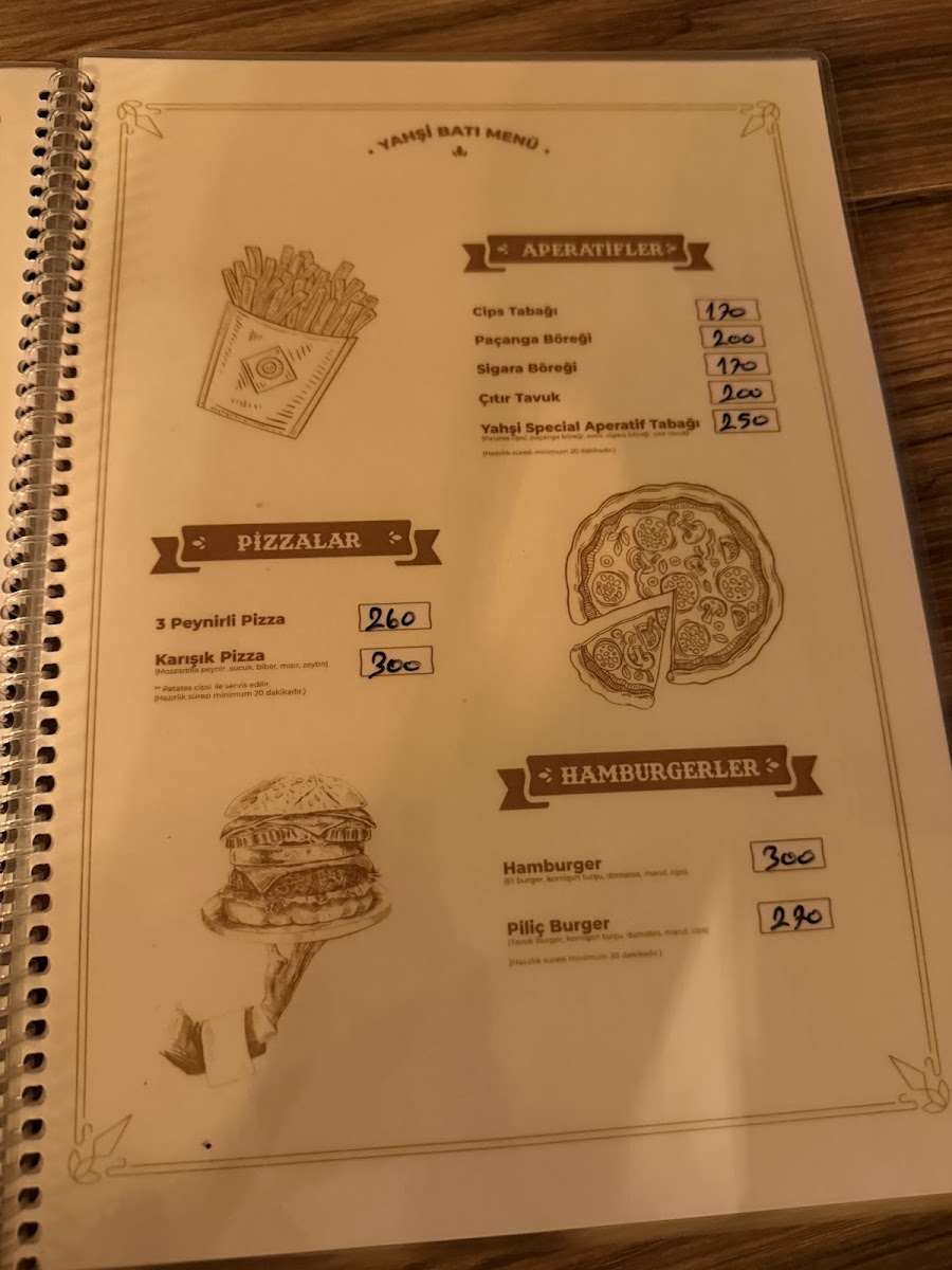 Menu Yahşi Batı At Çiftliği Ve Kır Düğün Salonu Niğde-10