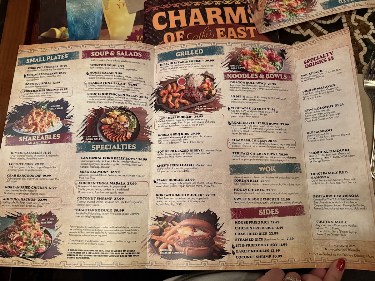 Menu Yak & Yeti Restaurant-3