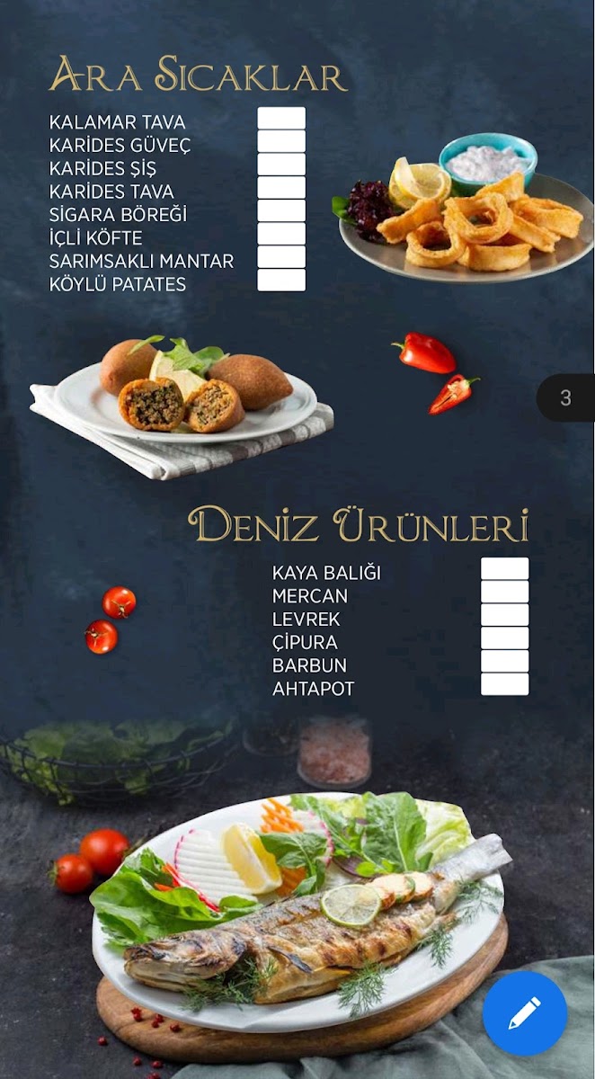 Menu Yakamoz Keyf-I Balık-4