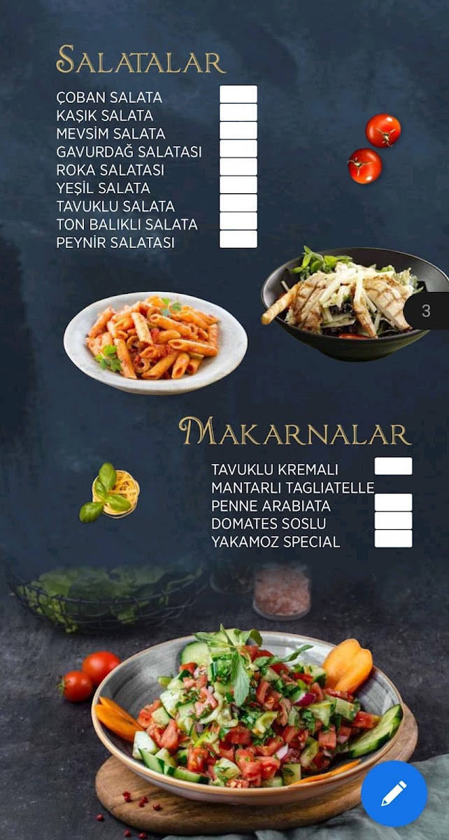 Menu Yakamoz Keyf-I Balık-5