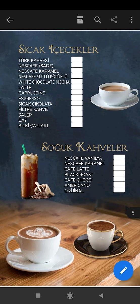 Menu Yakamoz Keyf-I Balık-8