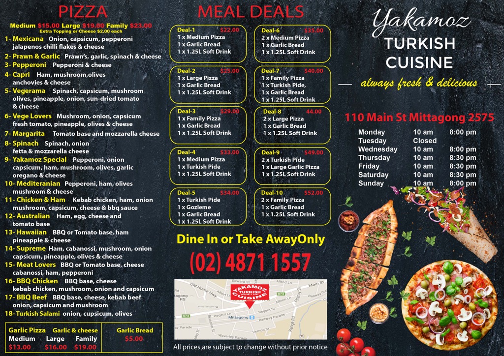 Menu Yakamoz Turkish Cuisine-7