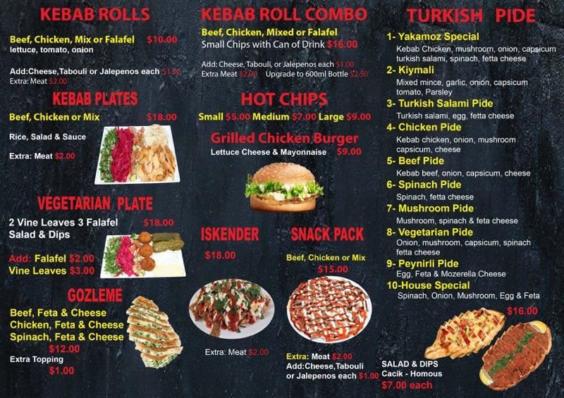 Menu Yakamoz Turkish Cuisine-8