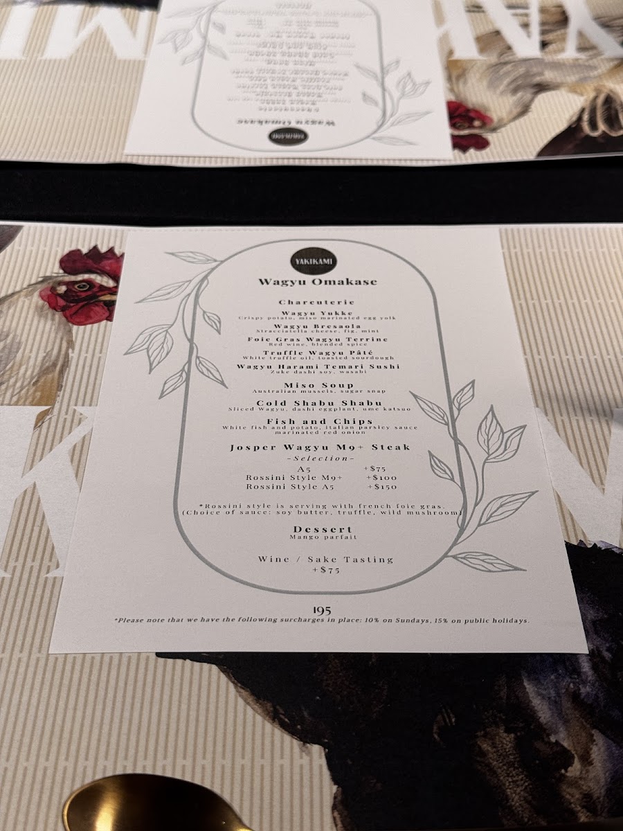 Menu Yakikami South Yarra-6