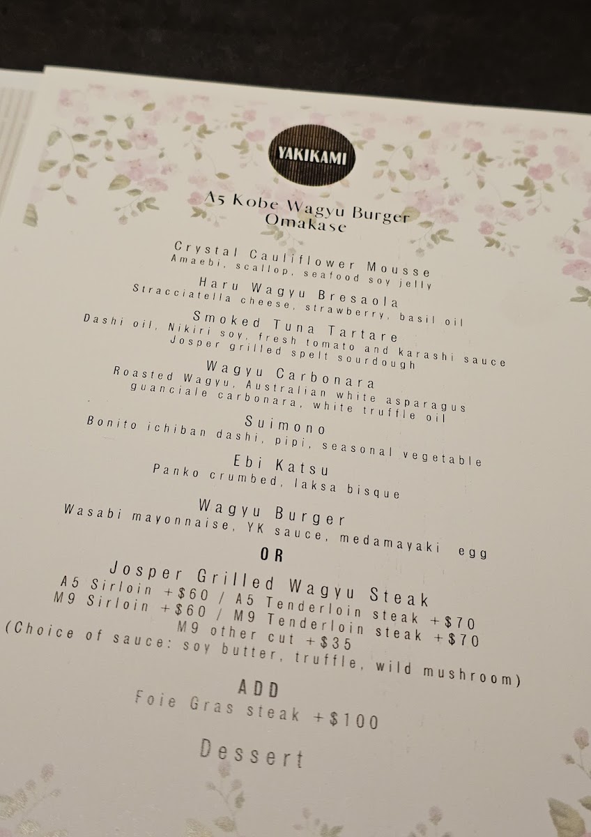 Menu Yakikami South Yarra-8