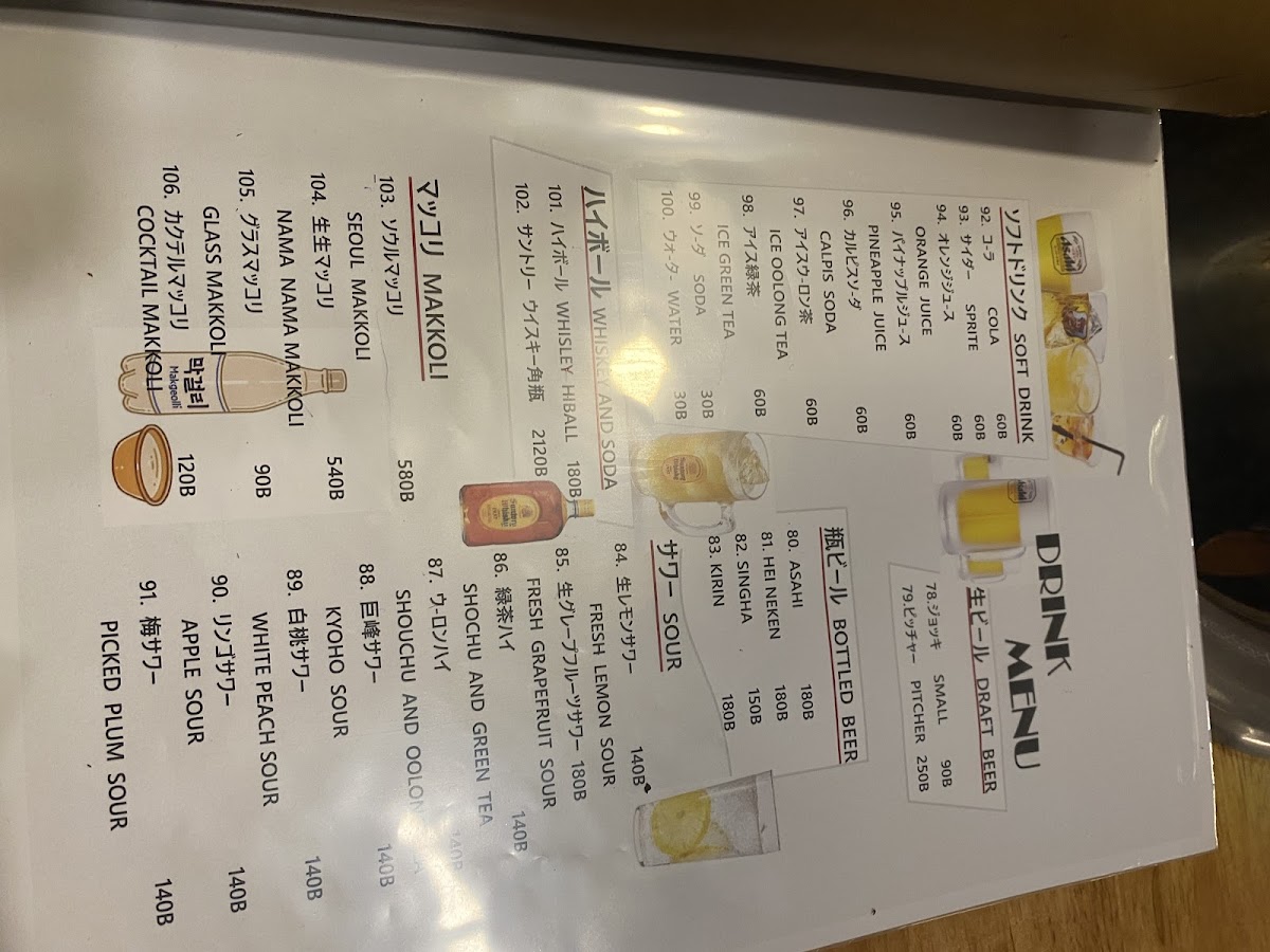 Menu Yakiniku Kintaro-10