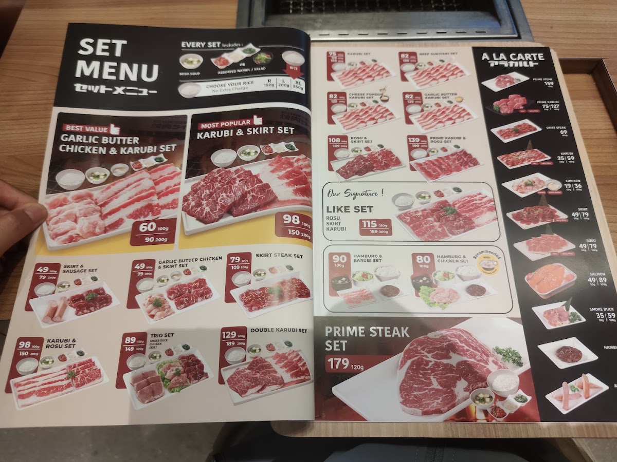 Menu Yakiniku Like Dp Mall Semarang-6