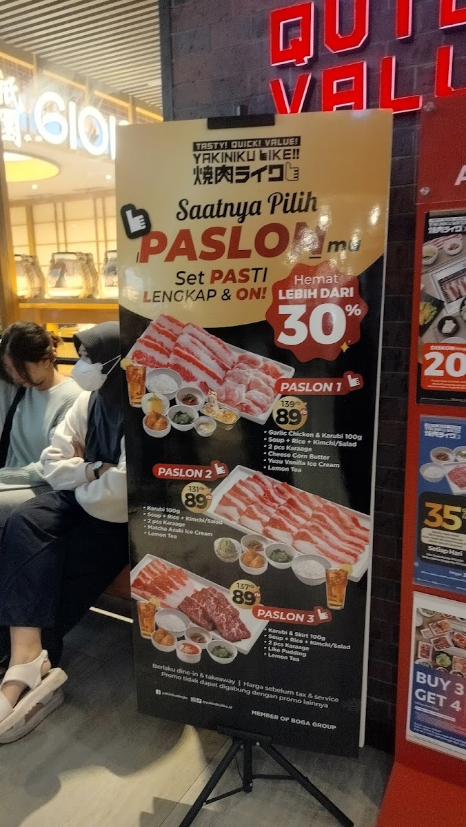 Menu Yakiniku Like Dp Mall Semarang-8