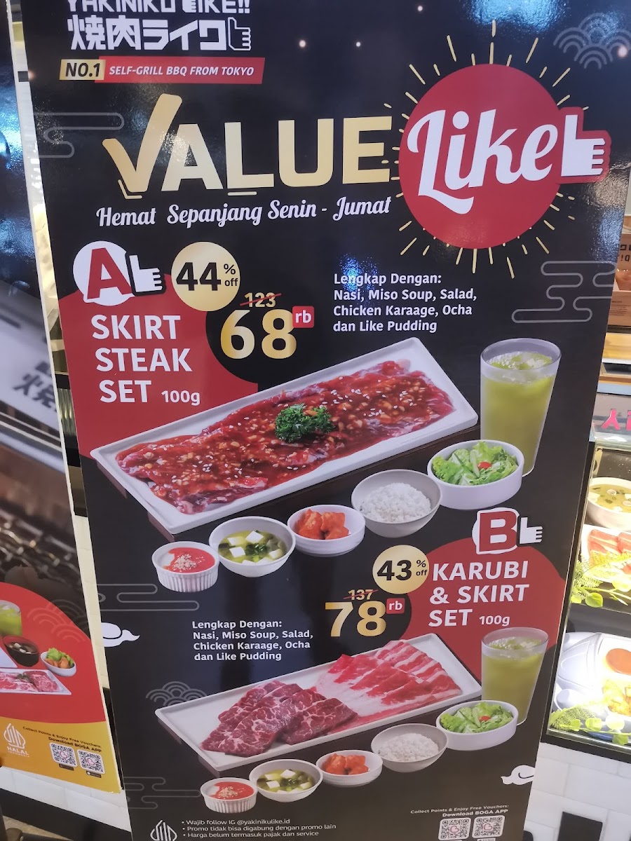 Menu Yakiniku Like Dp Mall Semarang-9