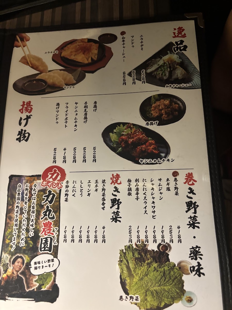 Menu Yakiniku Rikimaru Sennichimae-4