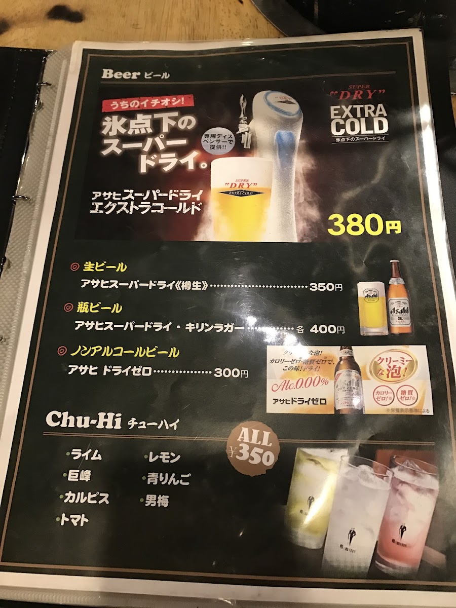 Menu Yakinikubancho Tenmaten-4