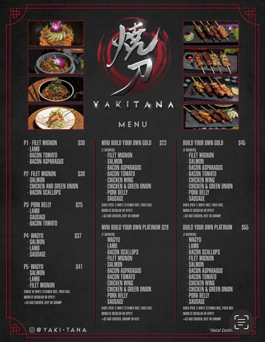Menu Yakitana-1
