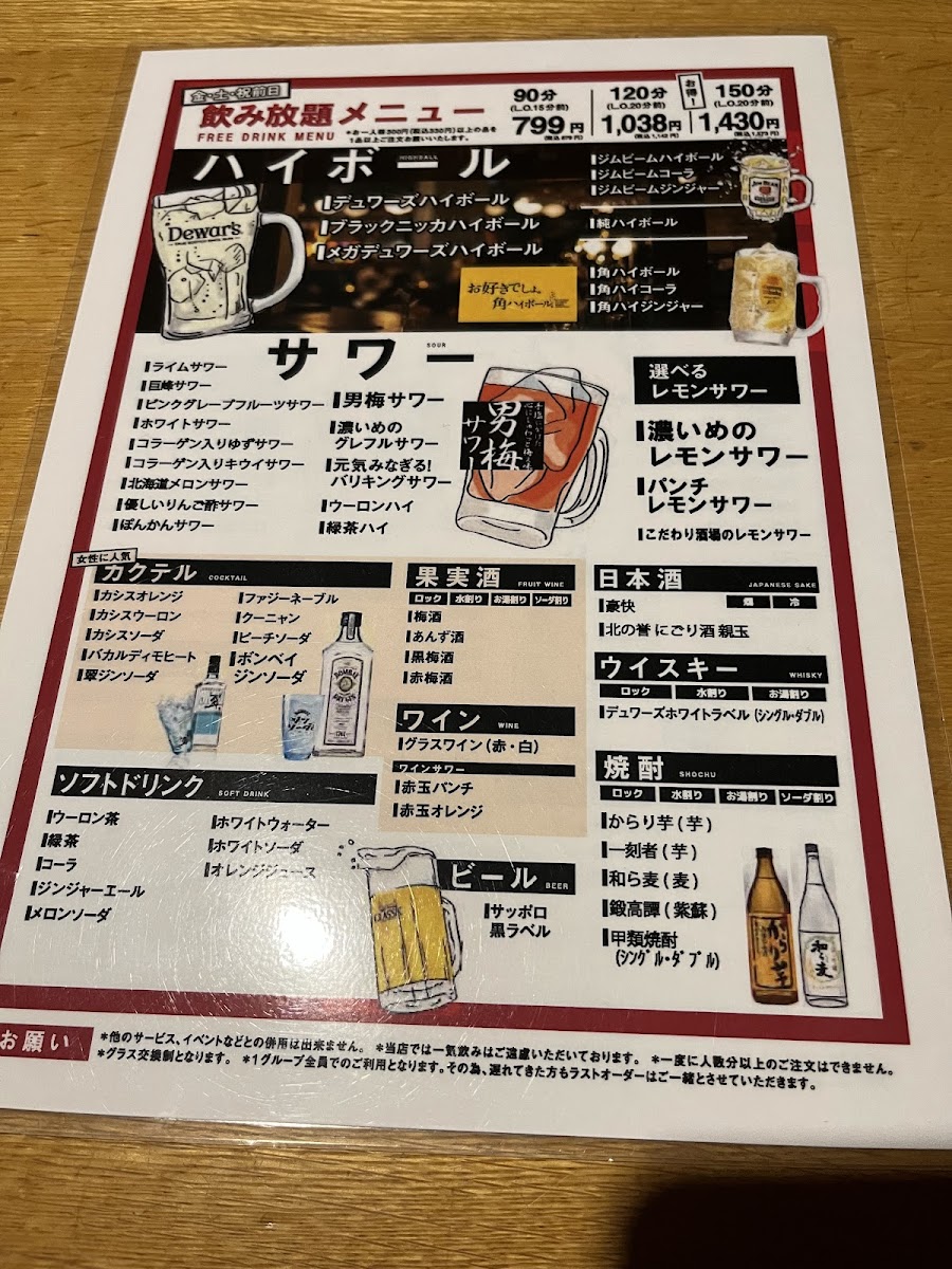 Menu Yakitori/kushikatsu & All-You-Can-Drink Tama Kokubuncho Branch-1