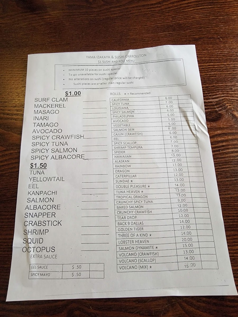 Menu Yama Lzakaya & Sushi-5