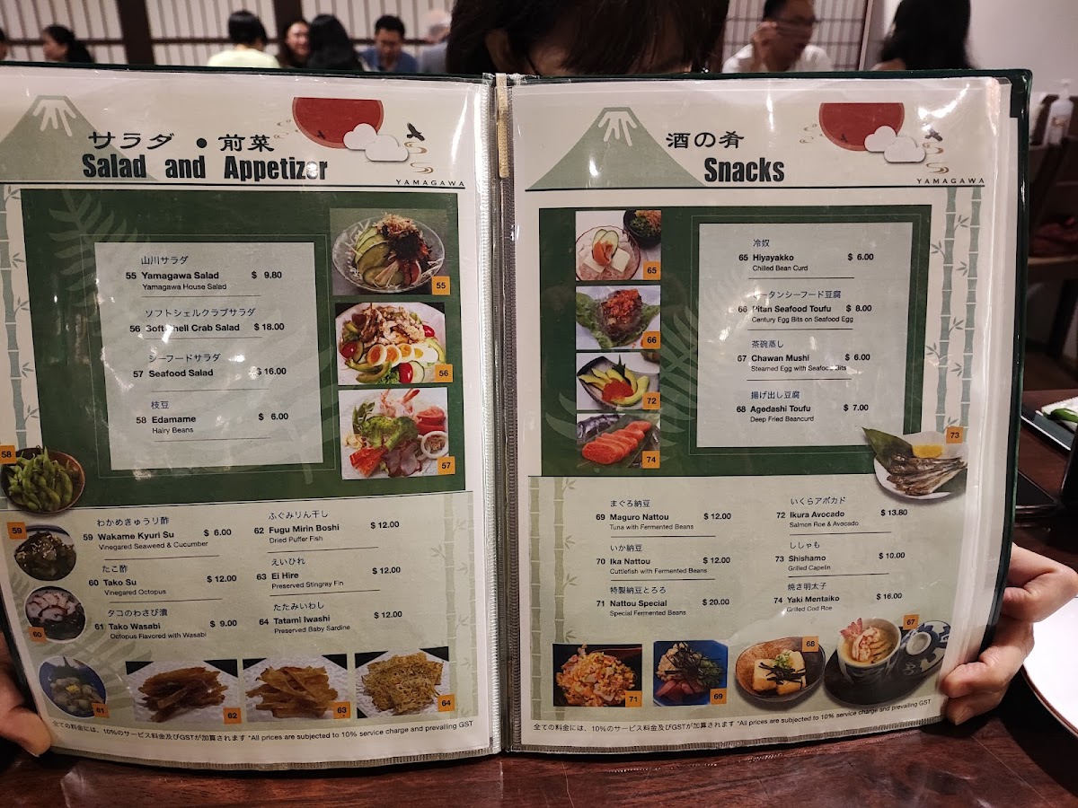 Menu Yamagawa Japanese Restaurant, Beach Road-5
