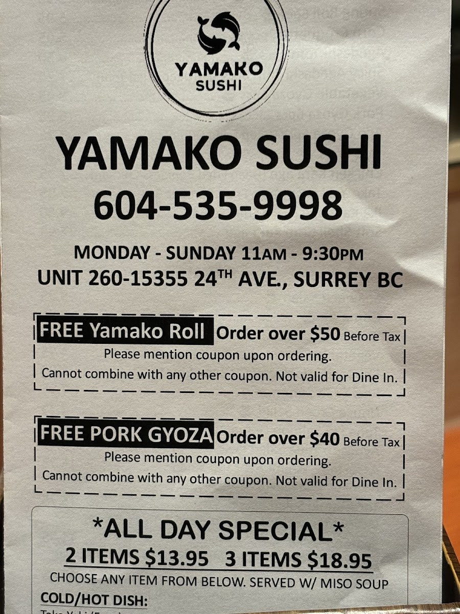 Menu Yamako Sushi-4