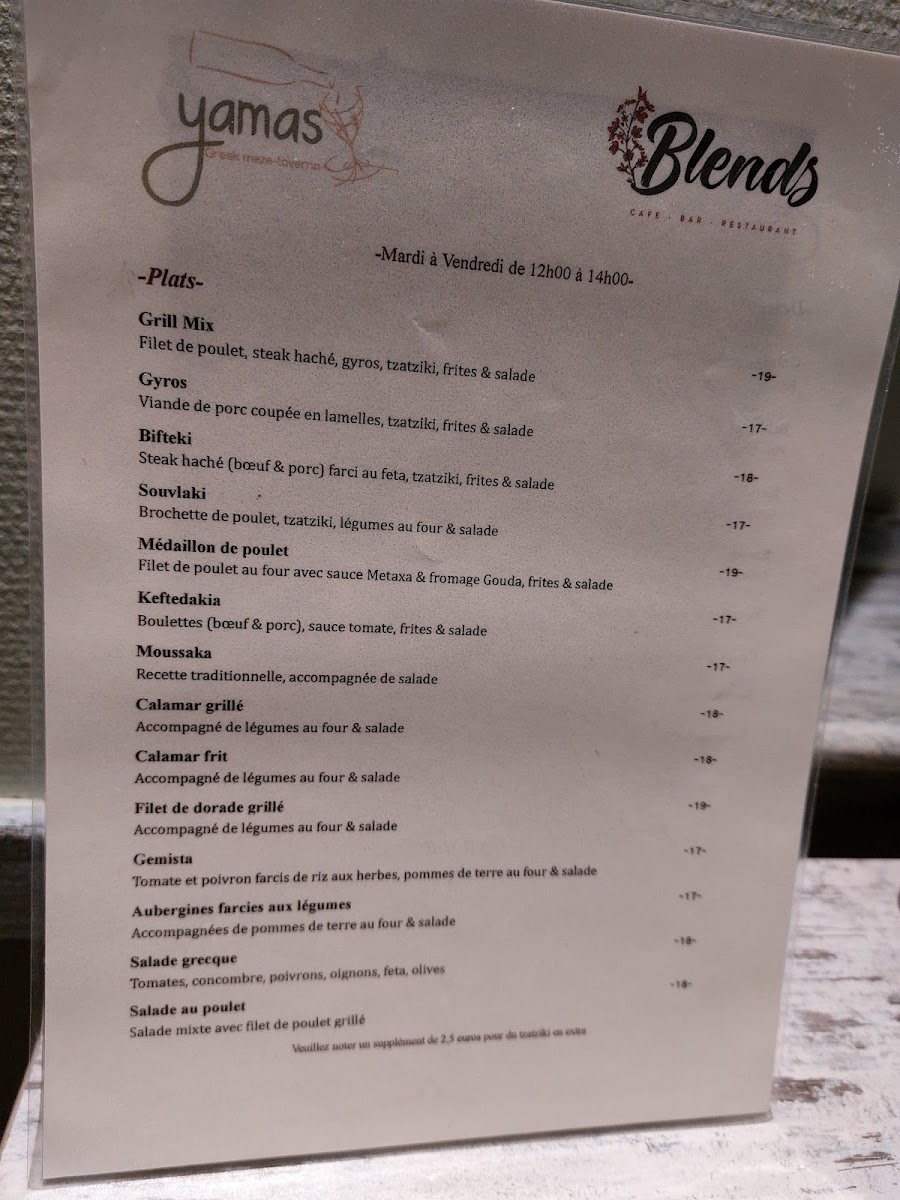 Menu Yamas Gare-1