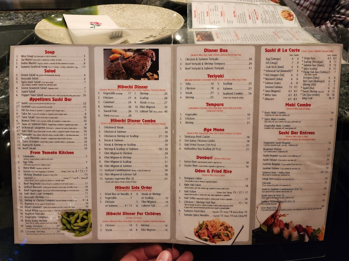 Menu Yamato Hibachi & Sushi Bar-5