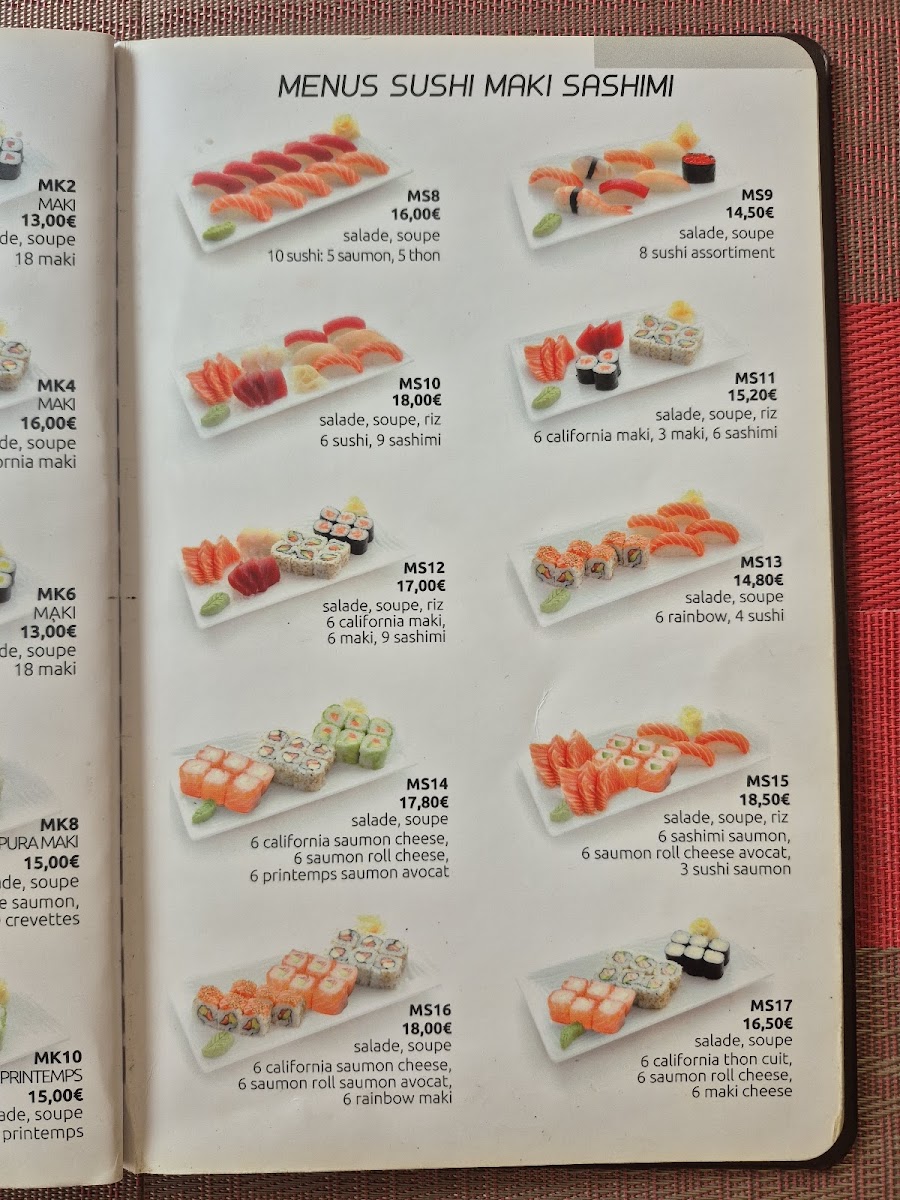 Menu Yamato-10
