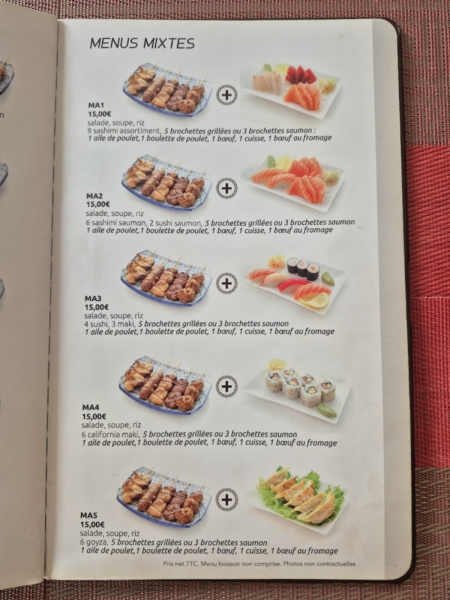 Menu Yamato-3