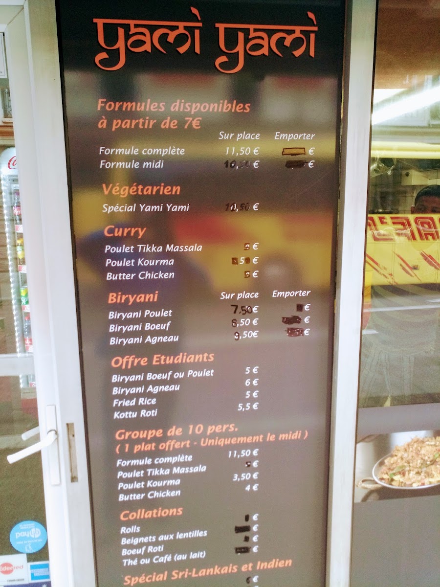 Menu Yami Yami-4