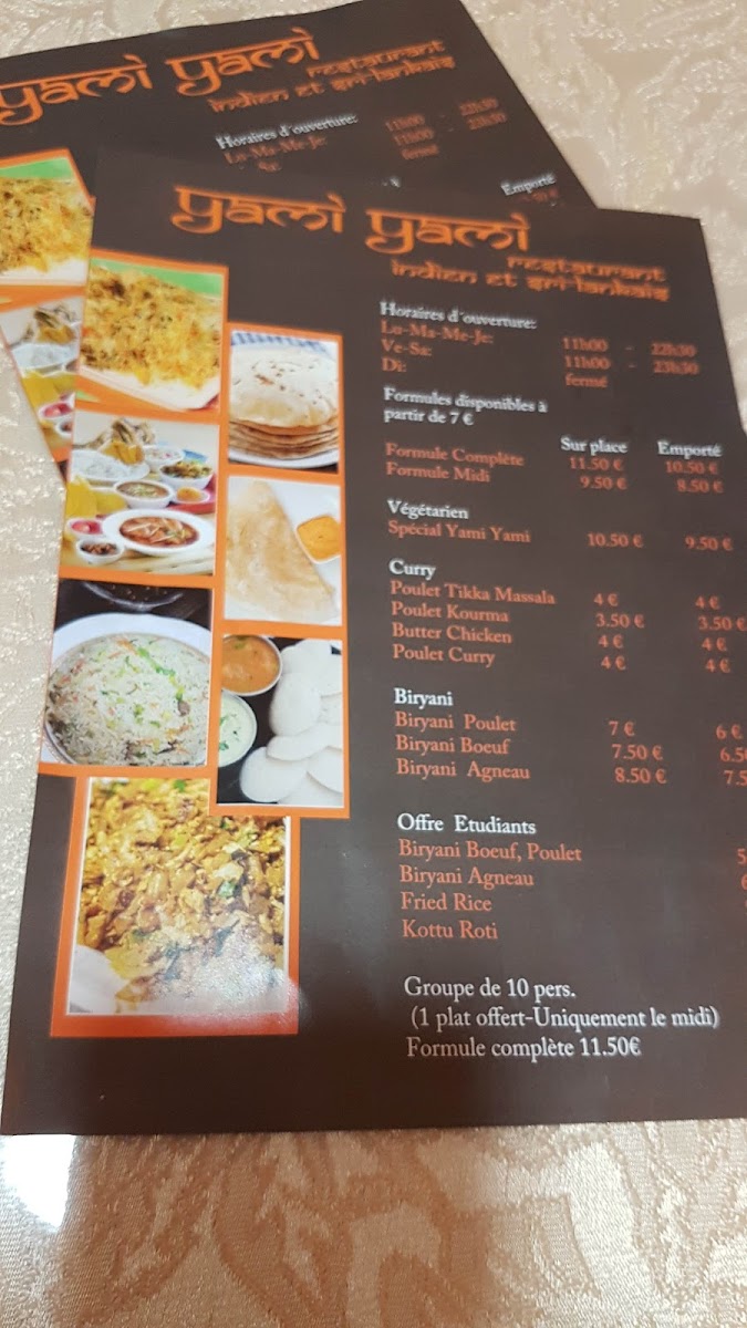 Menu Yami Yami-6